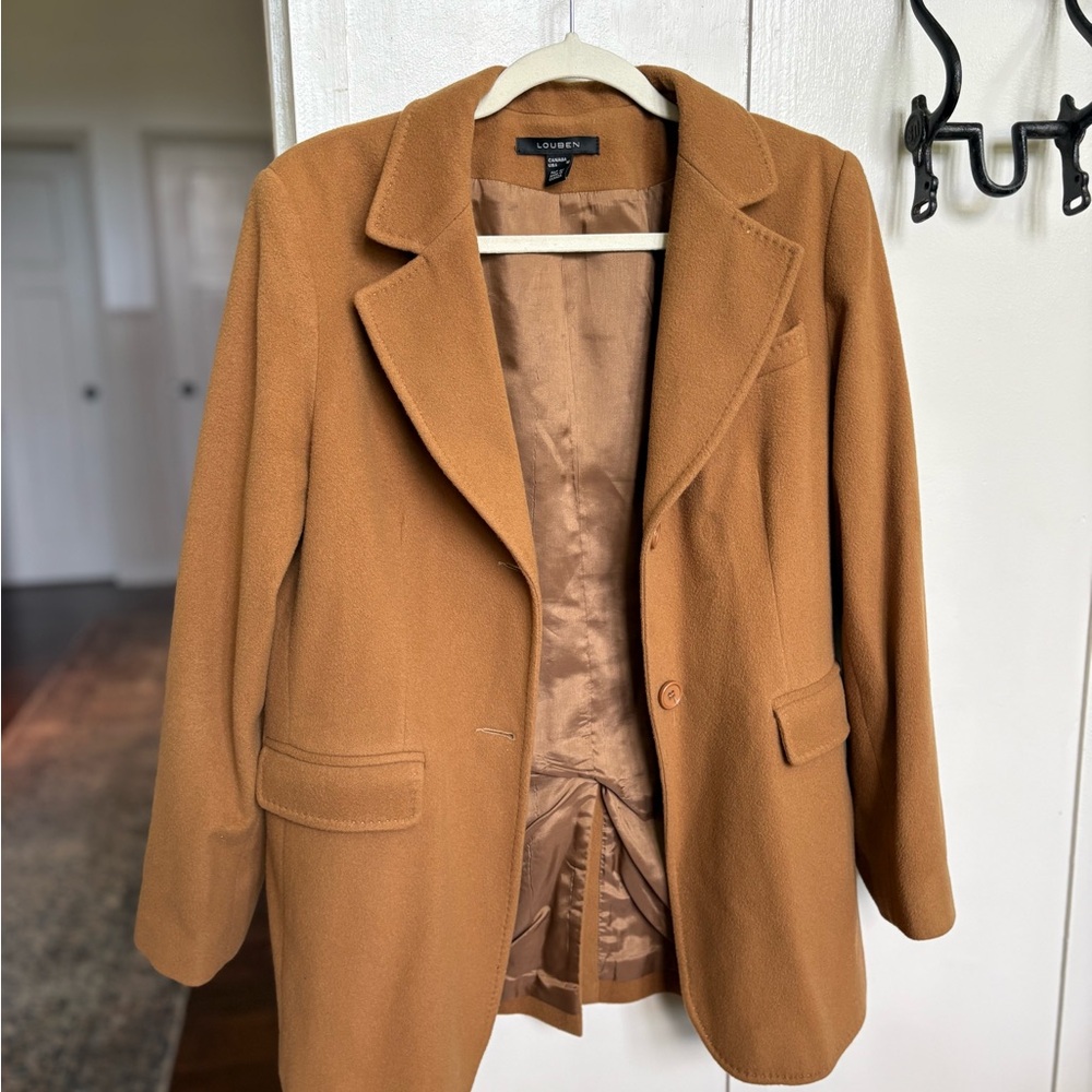 Louden Wool/Cashmere Camel Blazer